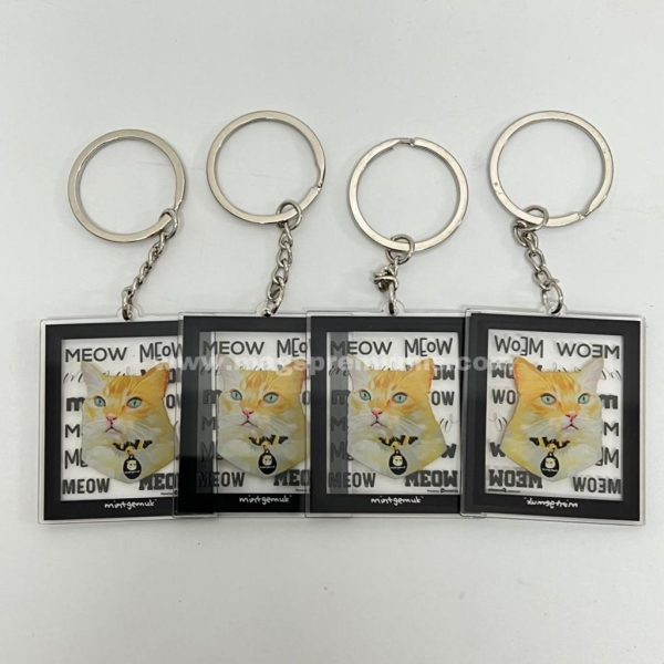 Print Acrylic Key Chain Custom