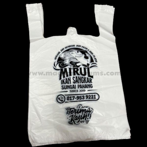 Plastic bag printing with high-quality logo design, ideal for businesses looking for branded packaging. Available in various sizes and materials, including eco-friendly options. Order in bulk from a reliable supplier in Malaysia.