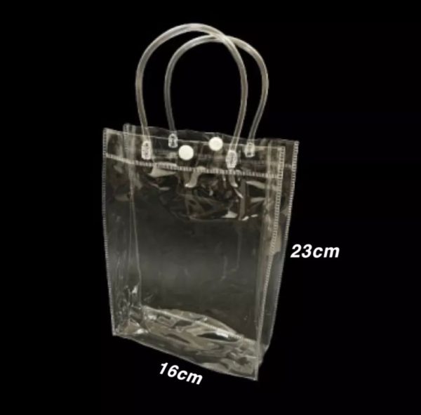 Pvc Handle Button Bag