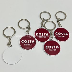 metal key chain custom logo