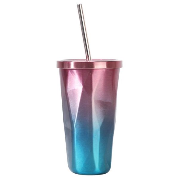 Stainless Steel Tumbler With Straw 4 - Image 2