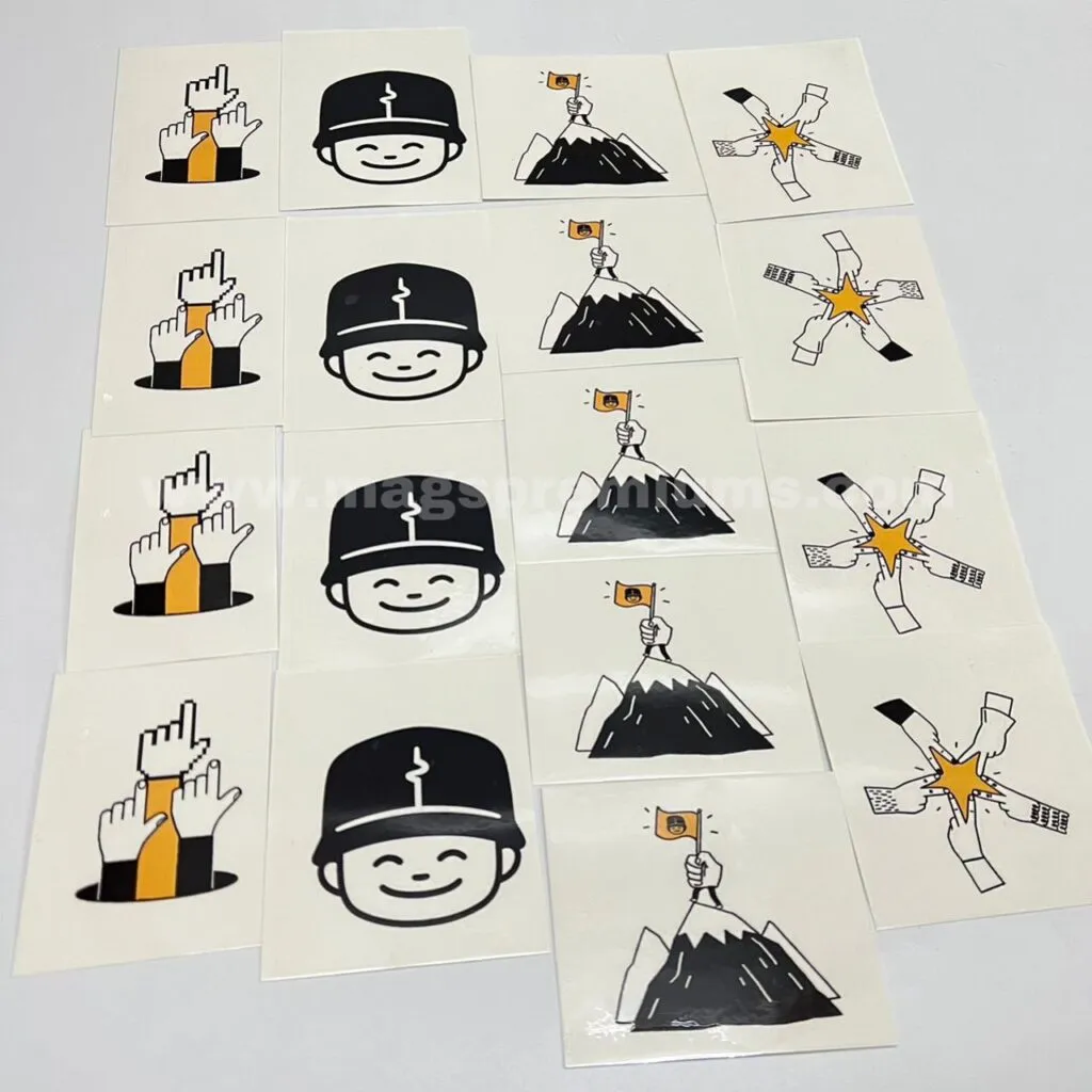 Fast turnaround temporary tattoo printing in bulk