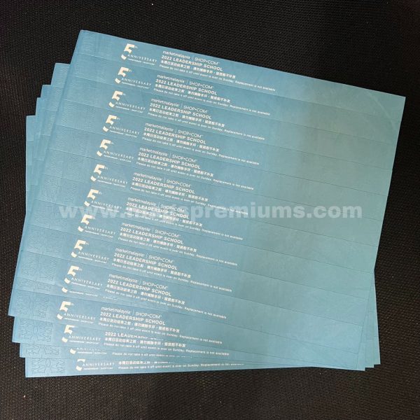 Custom Tyvek Wristband - Image 12