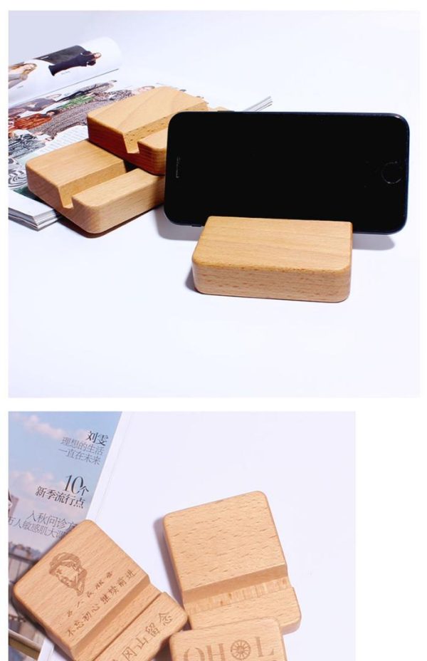 Wooden Phone holder 1