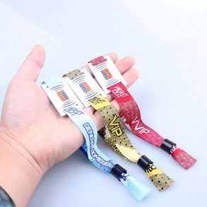 Woven Wristbands with QR Code