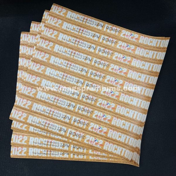 Custom Tyvek Wristband - Image 4