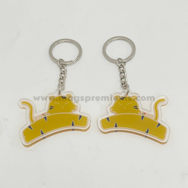 Make your brand stand out with a personalised clear acrylic keychain available in full colour printing enquire now for bulk orders and fast delivery