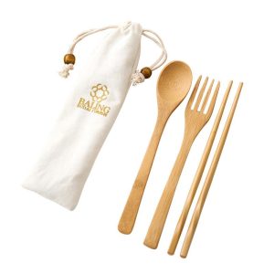 bamboo cutlery set