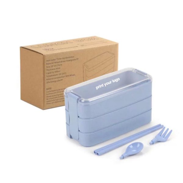 3 Layer Wheat Lunch Box - Image 3