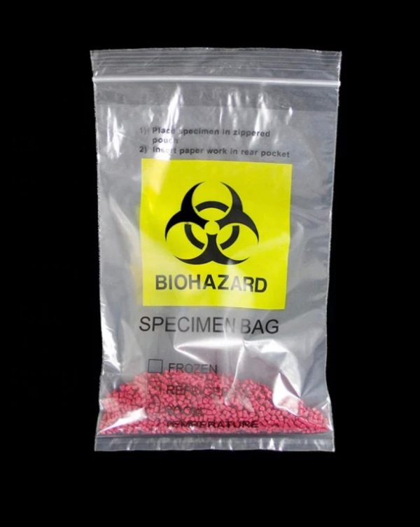 biohazard medicine bag