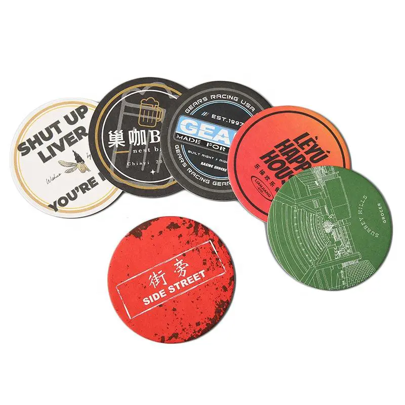 Cardboard Coaster Printing Humorous coasters for drinking occasions