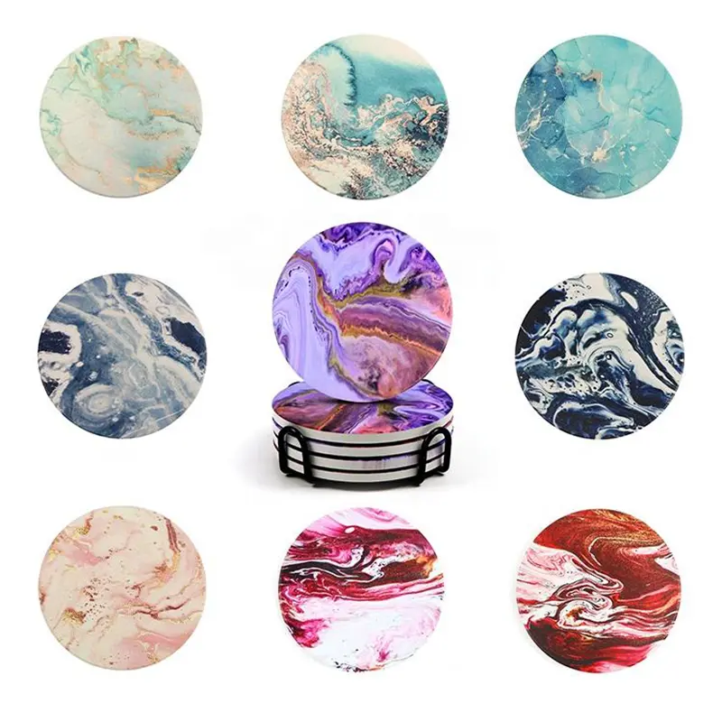 Ceramic Coaster Elegant ceramic coaster for mugs glasses and cups