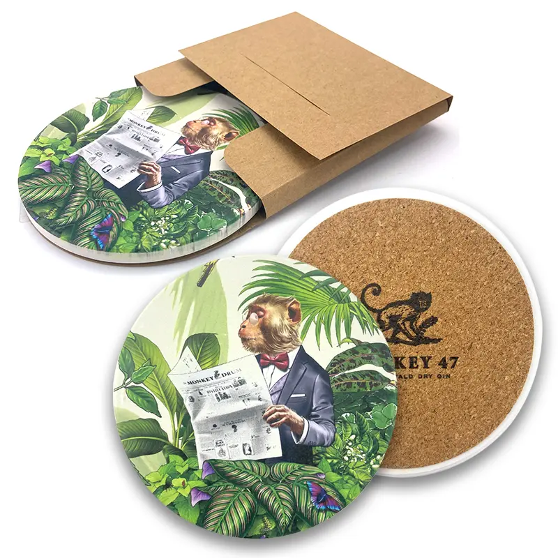 Ceramic Coaster Heat resistant ceramic coaster for home and office use