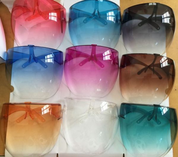 clear face shield