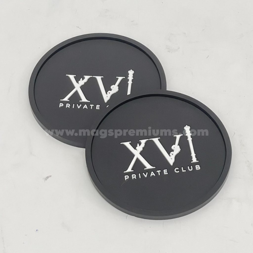 Personalized drink coasters custom printed with your logo or design. Perfect for marketing giveaways, cafes, and business promotions.