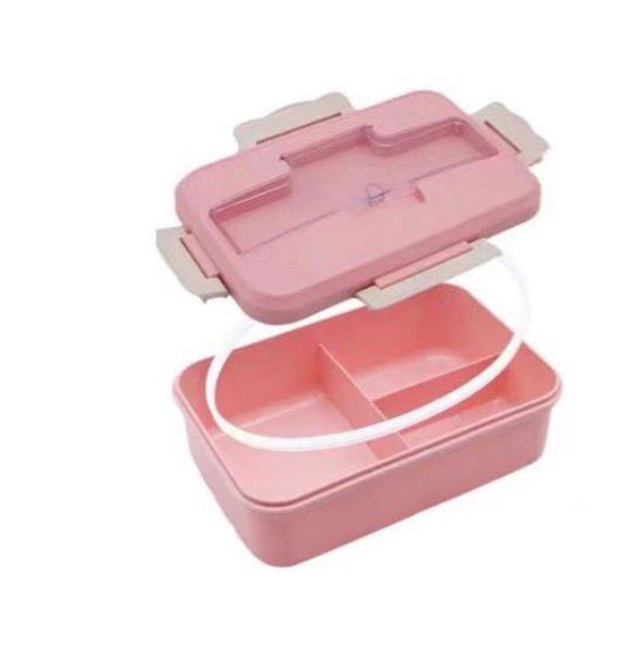 Promotional Wheat Straw Bento Box With Bamboo Lid $7.33