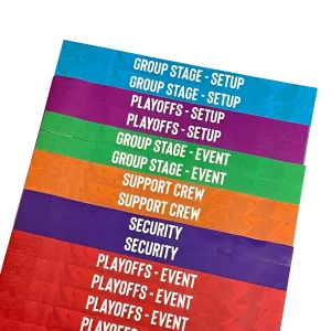 Paper Wristband printed paper wristbands for event access control