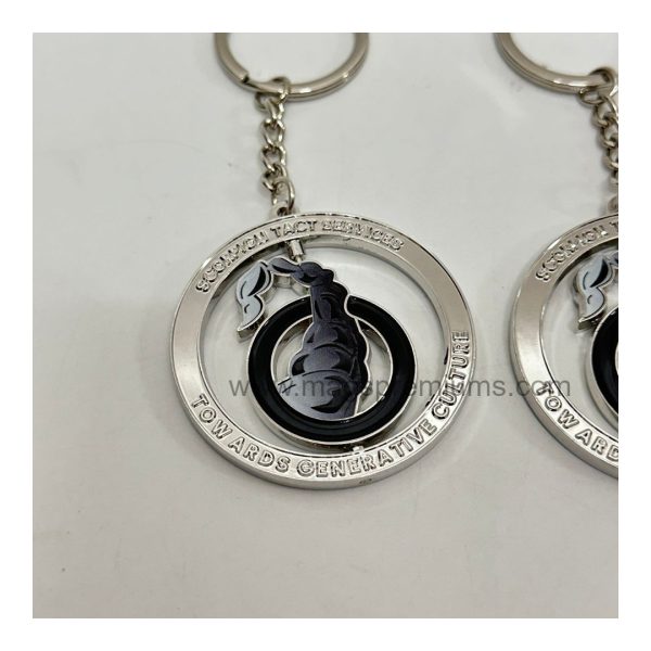 custom spinner keychain