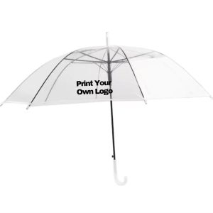custom transparent umbrella
