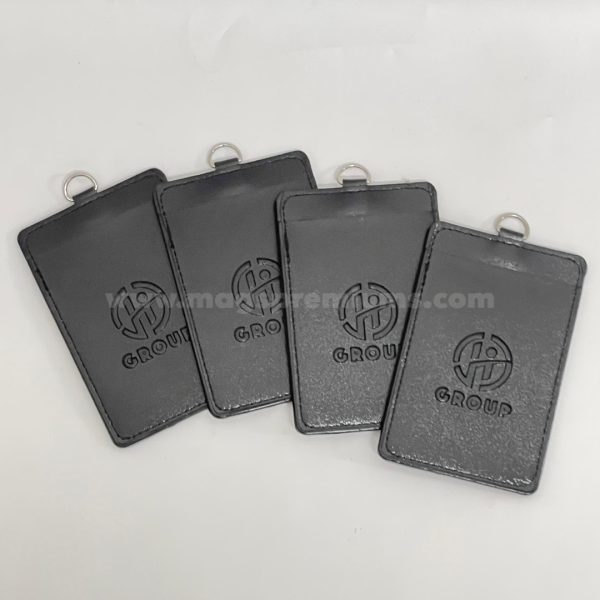 debossed card holder