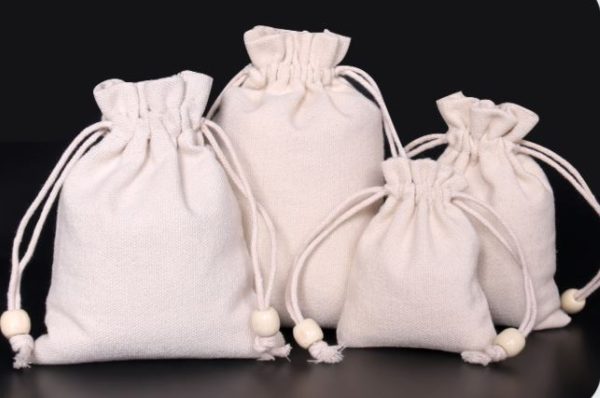 Canvas Drawstring Pouches - Image 2