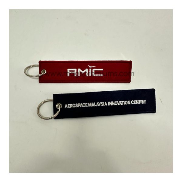 embroidered keychain amic