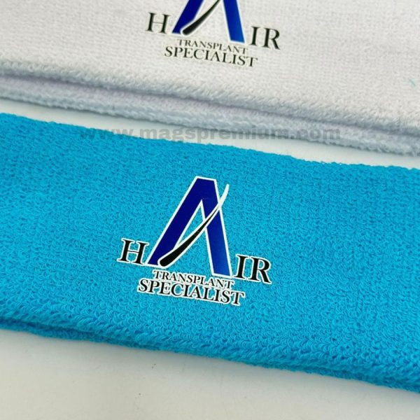 headband logo print