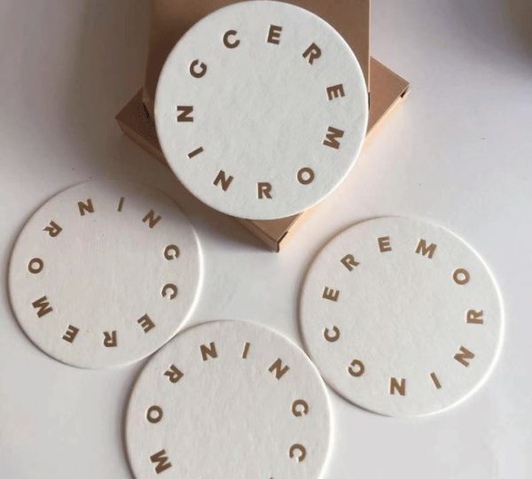 Hot Stamping Coaster