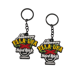 black key ring keychain