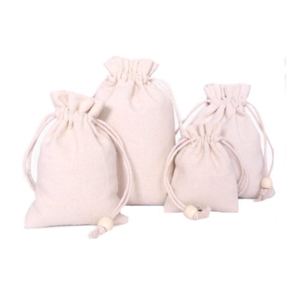 Canvas Drawstring Pouches