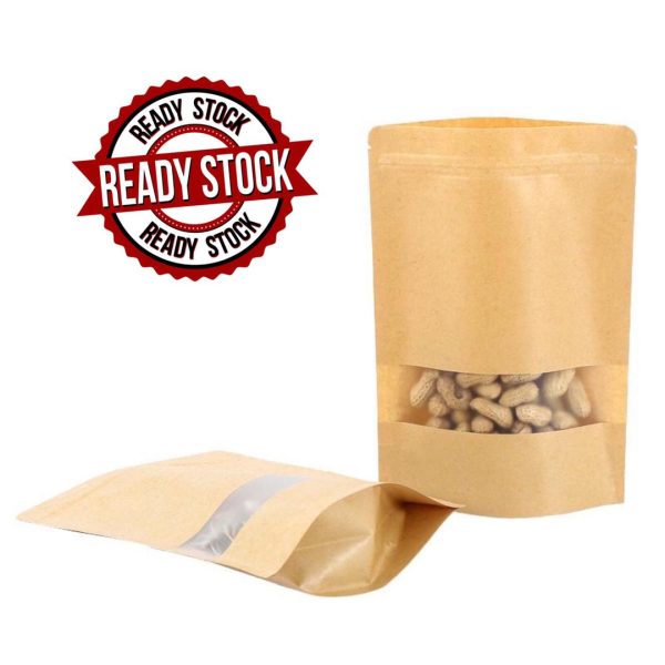 kraft ziplock bags