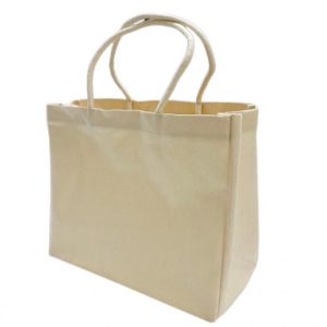 Mini Jute Bag Laminated Canvas Tote