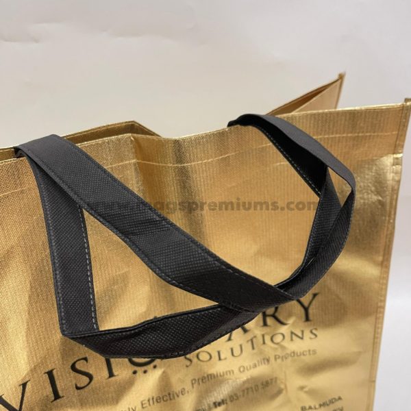 metallic gold non woven