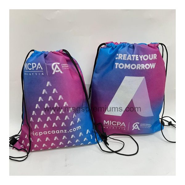 nylon drawstring full printing