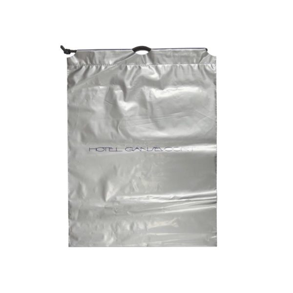 plastic drawstring bag with logo 1