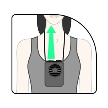 portable air conditioner necklace