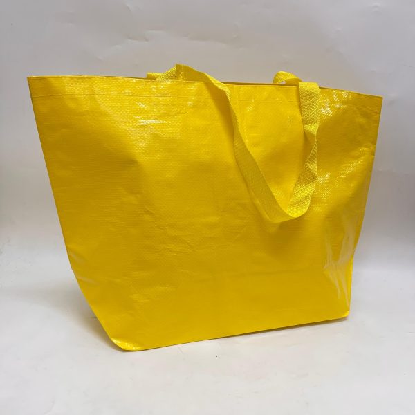 pp woven yellow plain