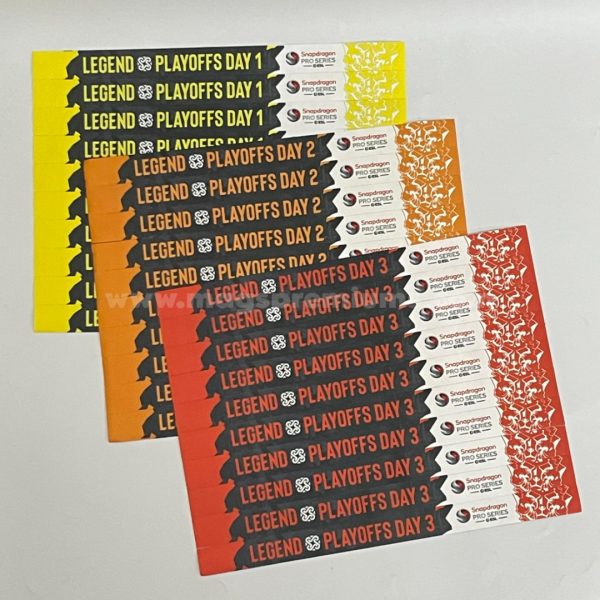 Personalized Tyvek wristbands with high-quality printing, perfect for event security, parties, and branding. Durable, lightweight, and available in multiple colors. Fast delivery in Malaysia