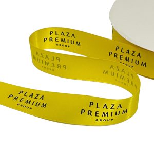 printed ribbon with logo