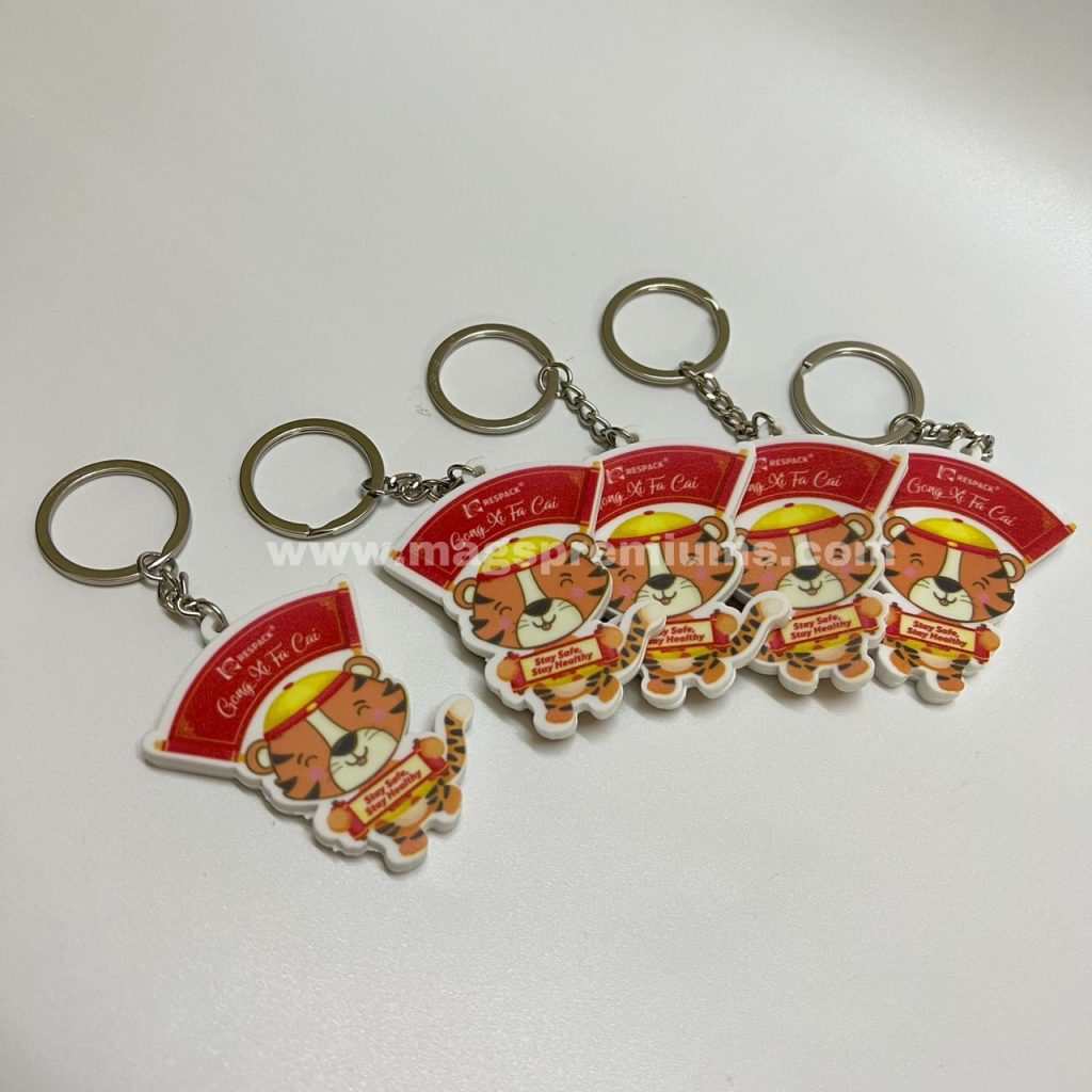 custom silicone keychain