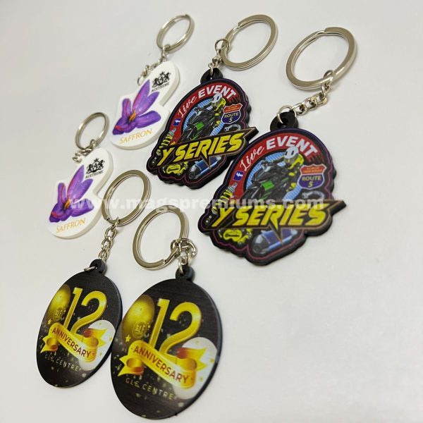 rubber keyring