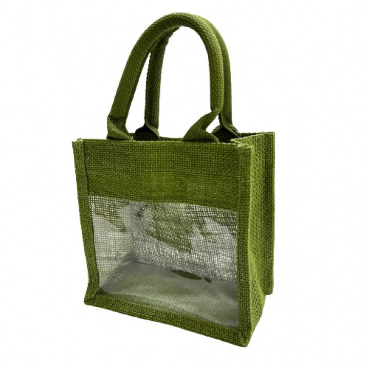 Promotional Logo Mini Jute Gift Tote Bags