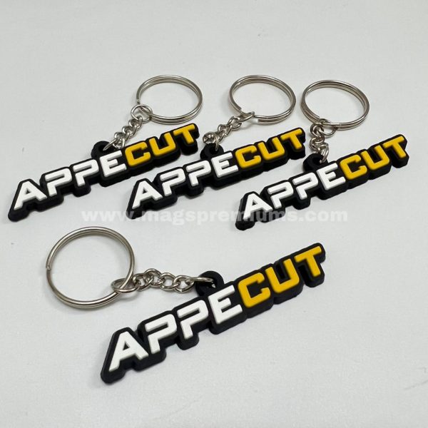 custom rubber keychain