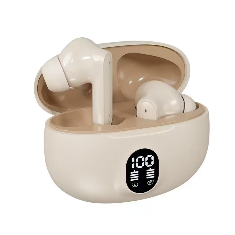 Custom Wireless Earphones tws bluetooth earbuds available in multiple colors with digital display charging case