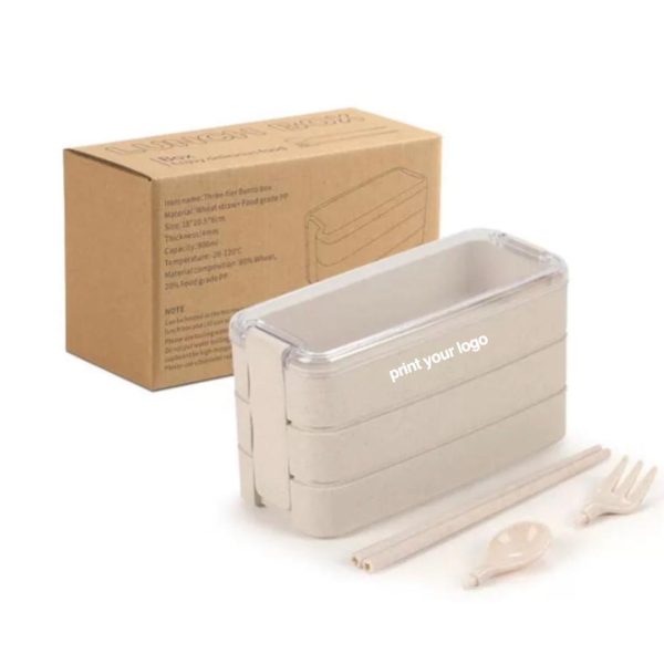 3 Layer Wheat Lunch Box - Image 4