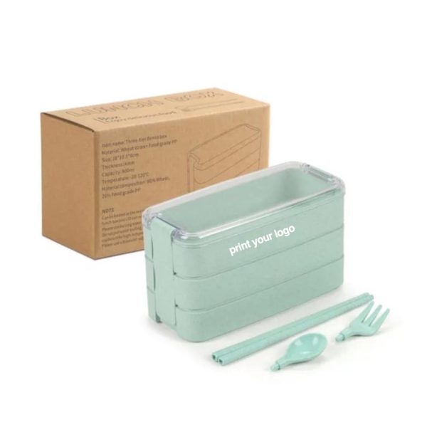 3 Layer Wheat Lunch Box - Image 5