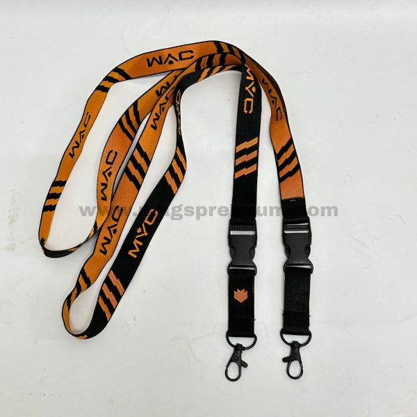 custom woven lanyard