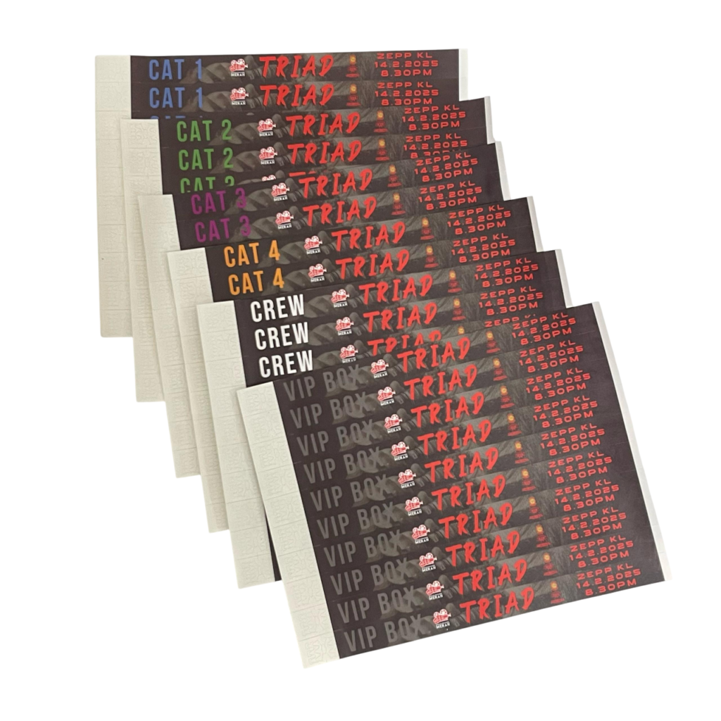 Tyvek Wristband Paper | Printed Tyvek Wristbands