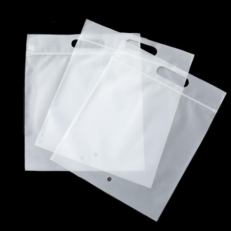 Ziplock With Handle, PVC Hanger Bag