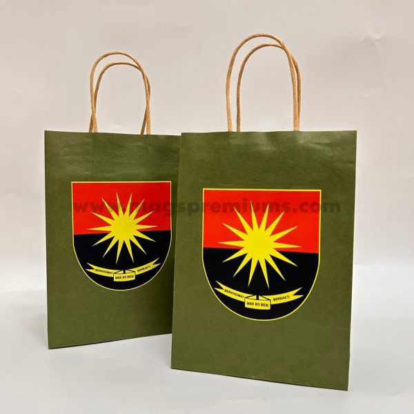 eco-friendly paper bags with custom printing, perfect for sustainable branding, corporate gifts, and trade show promotions. Fast printing services in Malaysia